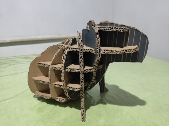 Cardboard capybara with Slicer for Fusion360