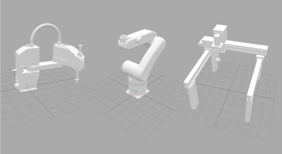 Online 3D interactive simulations of robotic manipulators