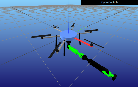 PD plus gravity compensation for aerial manipulation